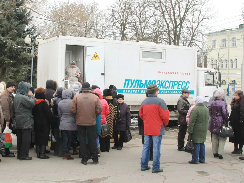 В пятницу в центре Гомеле будет работать пульмоскан. Все желающие смогут пройти флюорографию